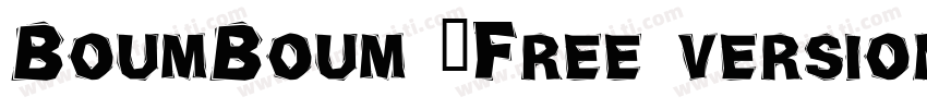 BoumBoum (Free version)字体转换